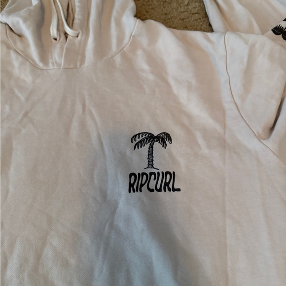 Rip Curl White Hoodie with Black Accents - Picture 2 of 6
